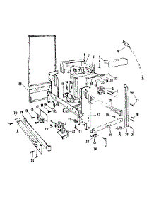 Frame Details parts for Kenmore Dishwasher 587.1486080 (5871486080, 587 1486080) from AppliancePartsPros.com