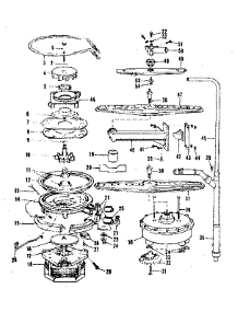 Motor, Heater, & Spray Arm Details parts for Kenmore Dishwasher 587.1487580 (5871487580, 587 1487580) from AppliancePartsPros.com