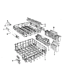 Rack Details parts for Kenmore Dishwasher 587.1487580 (5871487580, 587 1487580) from AppliancePartsPros.com
