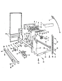 Frame Details parts for Kenmore Dishwasher 587.1487586 (5871487586, 587 1487586) from AppliancePartsPros.com