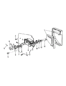 Detergent Cup Details parts for Kenmore Dishwasher 587.1506180 (5871506180, 587 1506180) from AppliancePartsPros.com