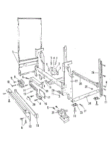Frame Details parts for Kenmore Dishwasher 587.1507183 (5871507183, 587 1507183) from AppliancePartsPros.com