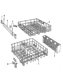 Rack Details parts for Kenmore Dishwasher 587.1509180 (5871509180, 587 1509180) from AppliancePartsPros.com