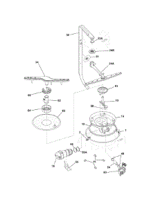 Motor & Pump parts for Kenmore Dishwasher 587.15109800 (58715109800, 587 15109800) from AppliancePartsPros.com