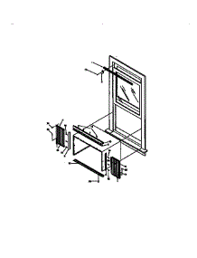 Window Mounting Kit parts for Kenmore Air Conditioner 253.78088891 (25378088891, 253 78088891) from AppliancePartsPros.com