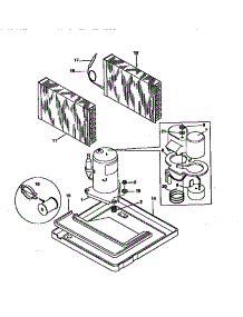 Compressor parts for Kenmore Air Conditioner 253.78088892 (25378088892, 253 78088892) from AppliancePartsPros.com