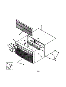 Wrapper parts for Kenmore Air Conditioner 253.78088892 (25378088892, 253 78088892) from AppliancePartsPros.com