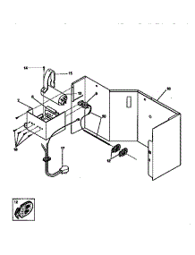 Control Panel parts for Kenmore Air Conditioner 253.78125890 (25378125890, 253 78125890) from AppliancePartsPros.com