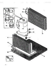 Compressor parts for Kenmore Air Conditioner 253.78125890 (25378125890, 253 78125890) from AppliancePartsPros.com