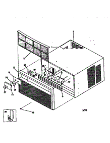 Wrapper parts for Kenmore Air Conditioner 253.78125891 (25378125891, 253 78125891) from AppliancePartsPros.com