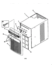 Wrapper parts for Kenmore Air Conditioner 253.78126890 (25378126890, 253 78126890) from AppliancePartsPros.com