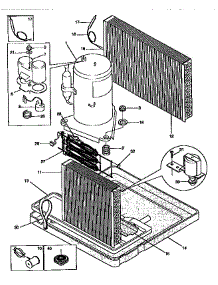 Unit Parts parts for Kenmore Air Conditioner 253.78127890 (25378127890, 253 78127890) from AppliancePartsPros.com