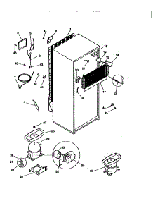 Unit Parts parts for Kenmore Refrigerator 253.78132890 (25378132890, 253 78132890) from AppliancePartsPros.com