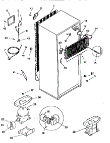 System parts for Kenmore Refrigerator 253.78132891 (25378132891, 253 78132891) from AppliancePartsPros.com