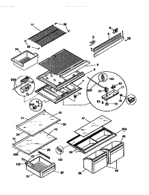 Shelves And Accessories parts for Kenmore Refrigerator 253.78135890 (25378135890, 253 78135890) from AppliancePartsPros.com