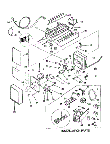 Icemaker parts for Kenmore Refrigerator 253.78135891 (25378135891, 253 78135891) from AppliancePartsPros.com