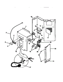 Control Panel parts for Kenmore Heat Pump System 253.78145890 (25378145890, 253 78145890) from AppliancePartsPros.com