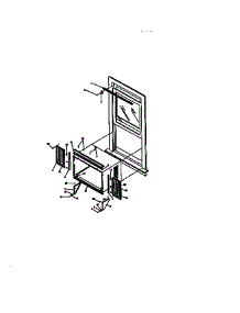 Window Mounting Kit parts for Kenmore Heat Pump System 253.78156890 (25378156890, 253 78156890) from AppliancePartsPros.com