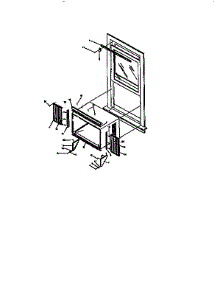 Window Mounting Kit parts for Kenmore Air Conditioner 253.78186890 (25378186890, 253 78186890) from AppliancePartsPros.com
