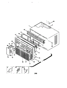 Wrapper parts for Kenmore Air Conditioner 253.78229890 (25378229890, 253 78229890) from AppliancePartsPros.com
