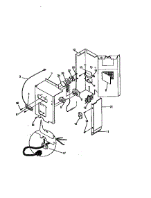 Control Panel Parts parts for Kenmore Air Conditioner 253.78258890 (25378258890, 253 78258890) from AppliancePartsPros.com
