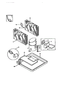 Compressor Parts parts for Kenmore Air Conditioner 253.78258890 (25378258890, 253 78258890) from AppliancePartsPros.com