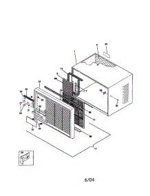 Wrapper parts for Kenmore Air Conditioner 253.78289890 (25378289890, 253 78289890) from AppliancePartsPros.com