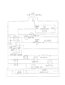 Wiring Schematic parts for Kenmore Refrigerator 253.78296898 (25378296898, 253 78296898) from AppliancePartsPros.com
