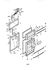 Doors parts for Kenmore Refrigerator 253.78821890 (25378821890, 253 78821890) from AppliancePartsPros.com