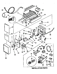 Icemaker parts for Kenmore Refrigerator 253.78832791 (25378832791, 253 78832791) from AppliancePartsPros.com