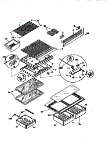 Shelves And Accessories parts for Kenmore Refrigerator 253.78837790 (25378837790, 253 78837790) from AppliancePartsPros.com