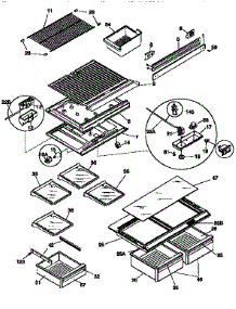 Shelves And Accessories parts for Kenmore Refrigerator 253.76847790 (25376847790, 253 76847790) from AppliancePartsPros.com