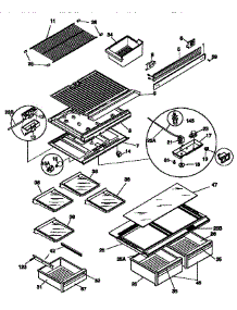 Shelves And Accessories parts for Kenmore Refrigerator 253.76847791 (25376847791, 253 76847791) from AppliancePartsPros.com