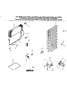 Unit Parts parts for Kenmore Refrigerator 253.7687603 (2537687603, 253 7687603) from AppliancePartsPros.com