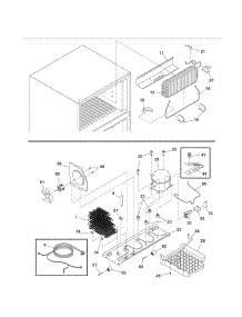 System parts for Kenmore Refrigerator 253.76889502 (25376889502, 253 76889502) from AppliancePartsPros.com