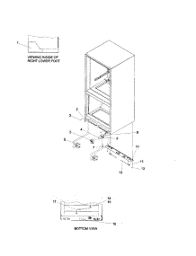 Insulation And Roller parts for Kenmore Refrigerator 596.72844100 (59672844100, 596 72844100) from AppliancePartsPros.com