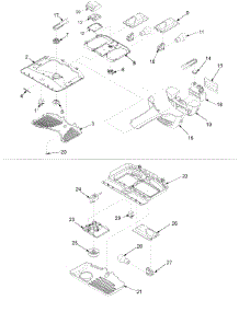 Controls parts for Kenmore Refrigerator 596.72953200 (59672953200, 596 72953200) from AppliancePartsPros.com