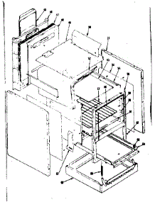 Body Section parts for Kenmore Range 119.7226800 (1197226800, 119 7226800) from AppliancePartsPros.com