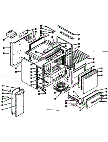Body Section parts for Kenmore Range 119.7407241 (1197407241, 119 7407241) from AppliancePartsPros.com