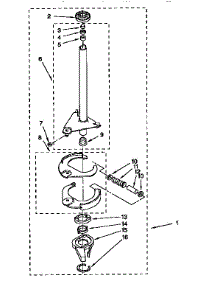 Brake And Drive Tube 388952 parts for Kenmore Washer 110.92597400 (11092597400, 110 92597400) from AppliancePartsPros.com
