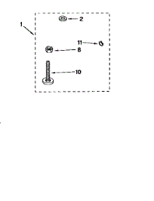 Miscellaneous parts for Kenmore Washer 110.92597400 (11092597400, 110 92597400) from AppliancePartsPros.com