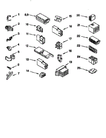 Wiring Harness parts for Kenmore Washer 110.92597400 (11092597400, 110 92597400) from AppliancePartsPros.com