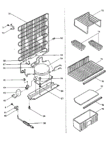 Refrigeration Unit And Accesories parts for Kenmore Refrigerator 564.8913220 (5648913220, 564 8913220) from AppliancePartsPros.com