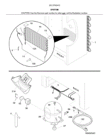 System parts for Kenmore Freestanding Freezer 253.27002412 (25327002412, 253 27002412) from AppliancePartsPros.com