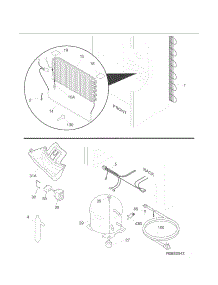 System parts for Kenmore Freestanding Freezer 253.27009410 (25327009410, 253 27009410) from AppliancePartsPros.com
