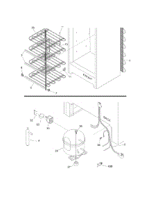 System parts for Kenmore Freezer 253.27422702 (25327422702, 253 27422702) from AppliancePartsPros.com