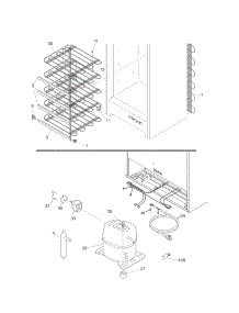 System parts for Kenmore Freezer 253.28042807 (25328042807, 253 28042807) from AppliancePartsPros.com