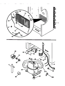 System parts for Kenmore Freezer 253.28421890 (25328421890, 253 28421890) from AppliancePartsPros.com