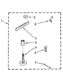 Miscellaneous parts for Kenmore Washer 110.82427310 (11082427310, 110 82427310) from AppliancePartsPros.com