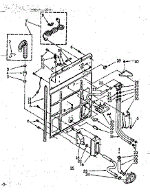 Rear Panel Parts parts for Kenmore Washer 110.82427700 (11082427700, 110 82427700) from AppliancePartsPros.com